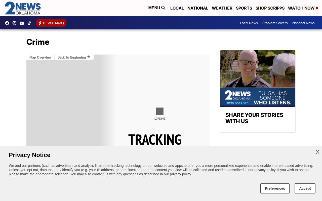 Tulsa County crime news record source at KJRH